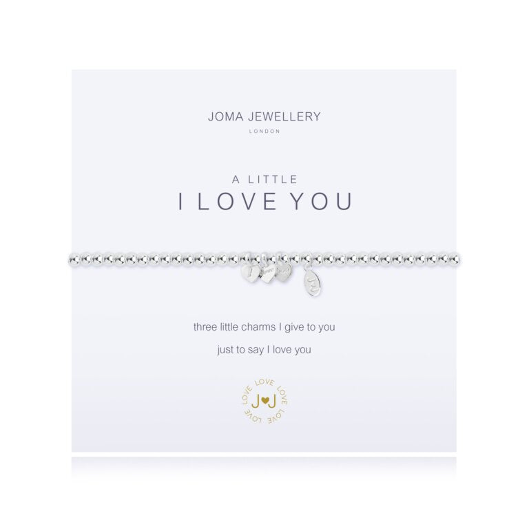 Joma Jewellery "I Love You" Silver Bracelet