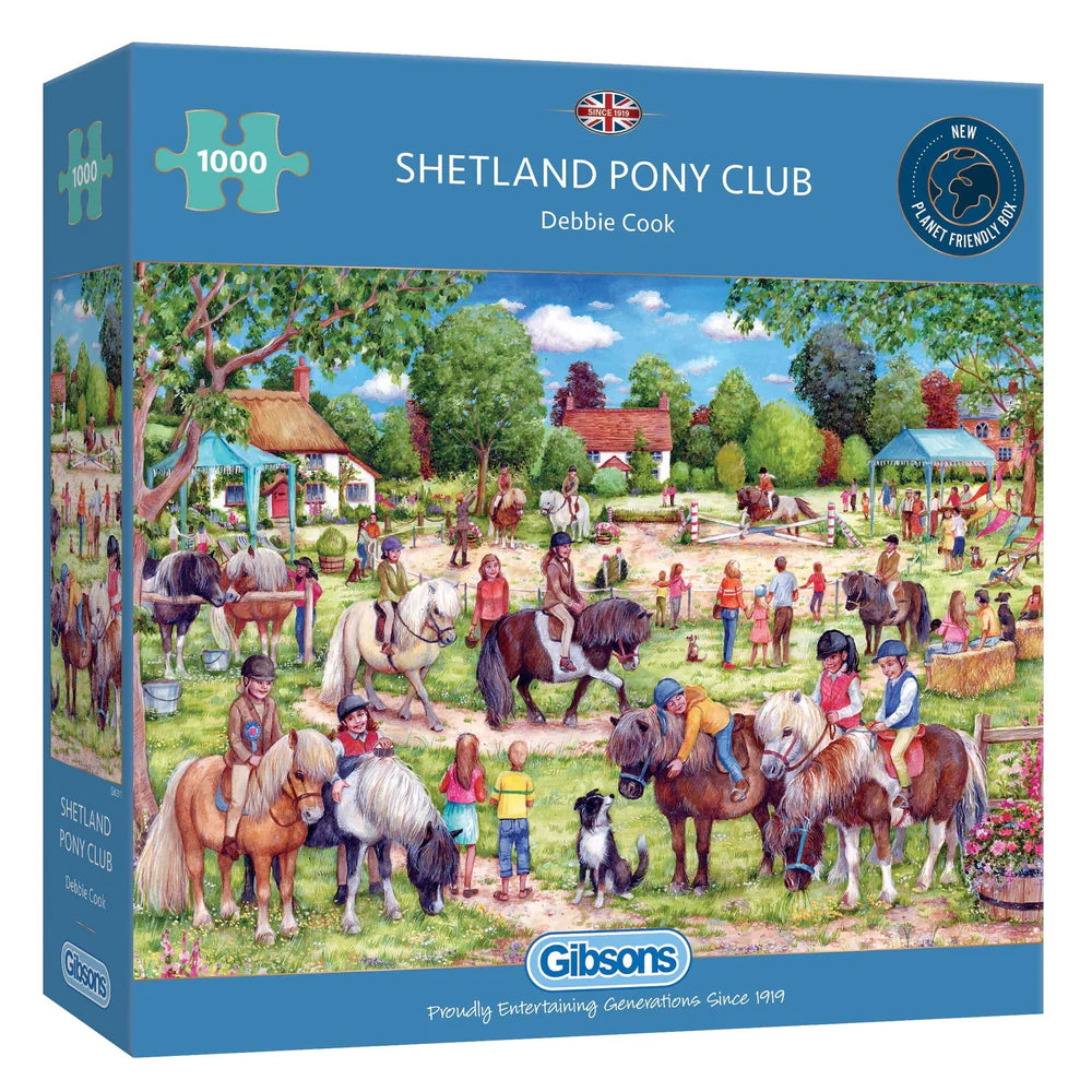 Gibson Games 1000 Piece Jigsaw "Shetland Pony Club"