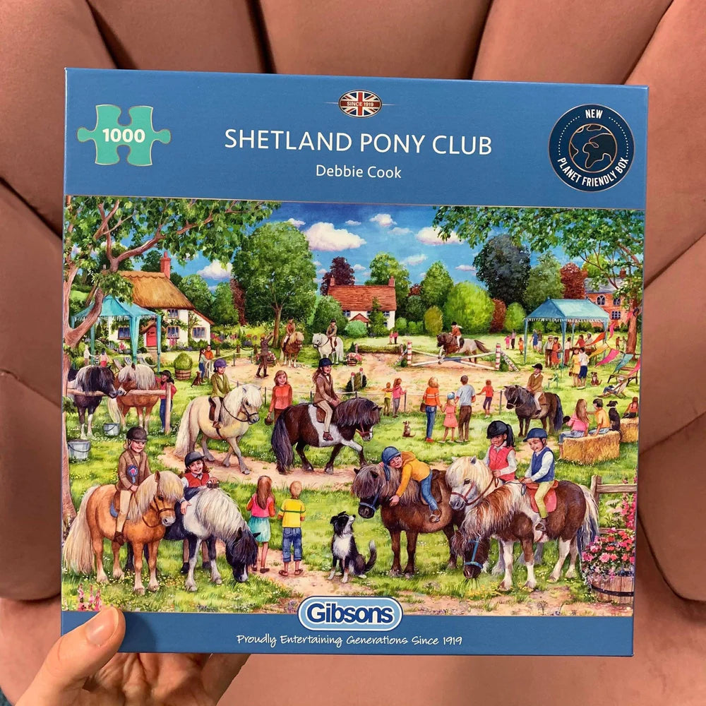 Gibson Games 1000 Piece Jigsaw "Shetland Pony Club"