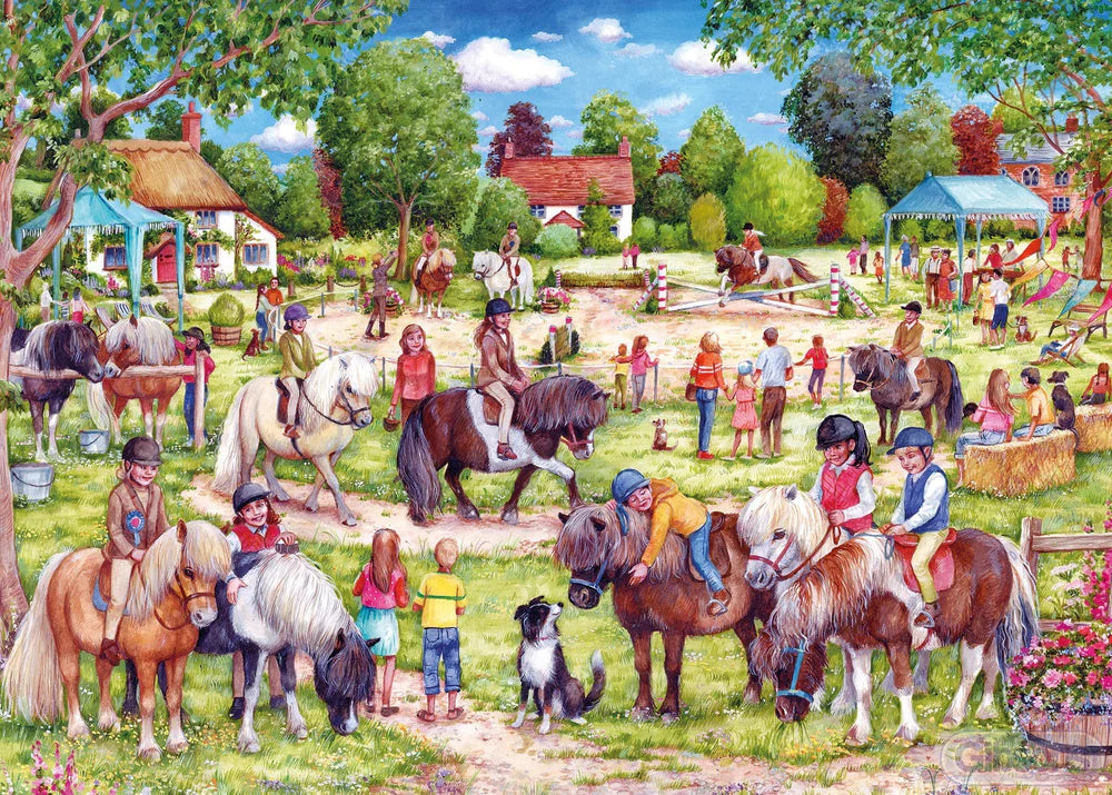Gibson Games 1000 Piece Jigsaw "Shetland Pony Club"