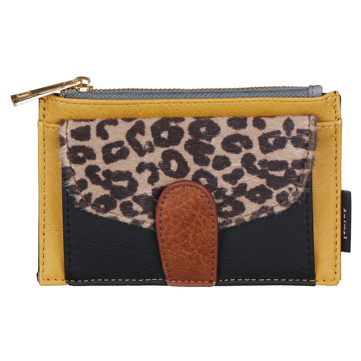 Vegan Leather Leopard Animal Print Purse