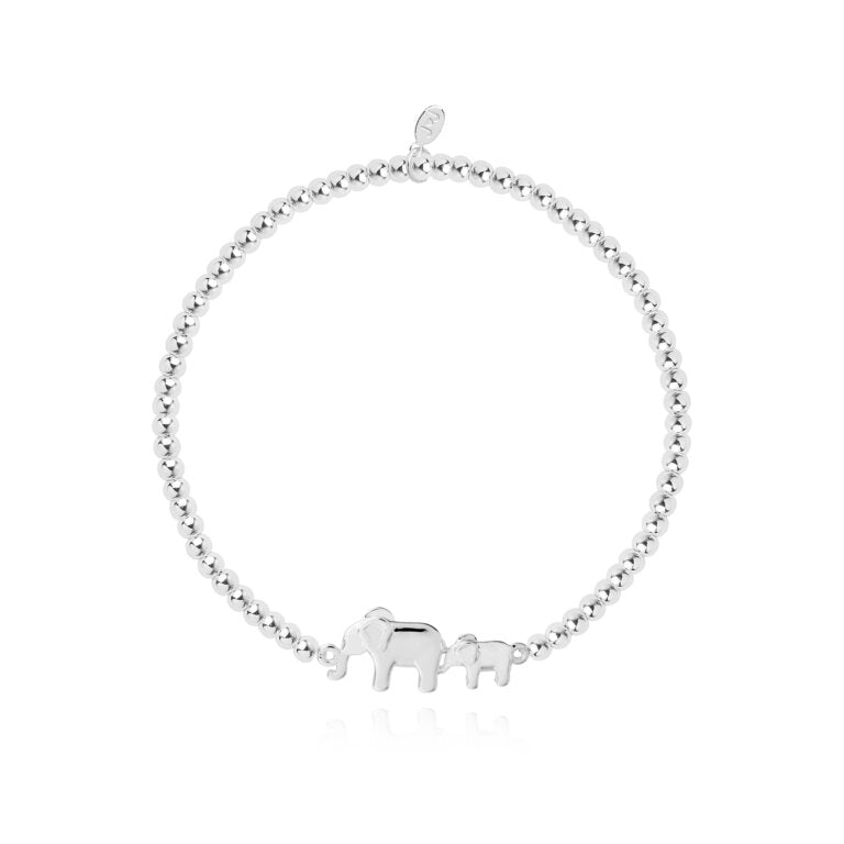 Joma Jewellery "Family" Elephant Silver Bracelet