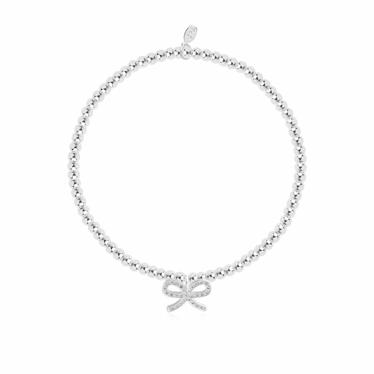 Joma Jewellery "Thank You" Confetti Silver Bracelet