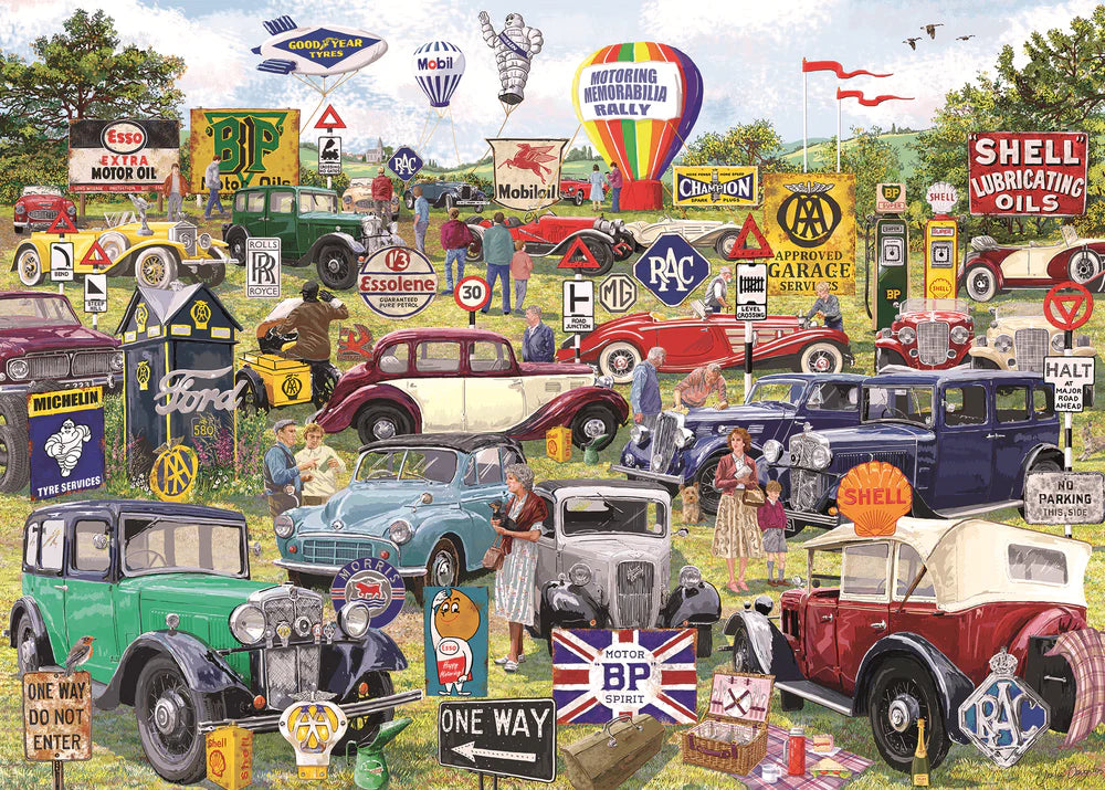 Gibson Games 1000 Piece Jigsaw "Motoring Memorabilia"