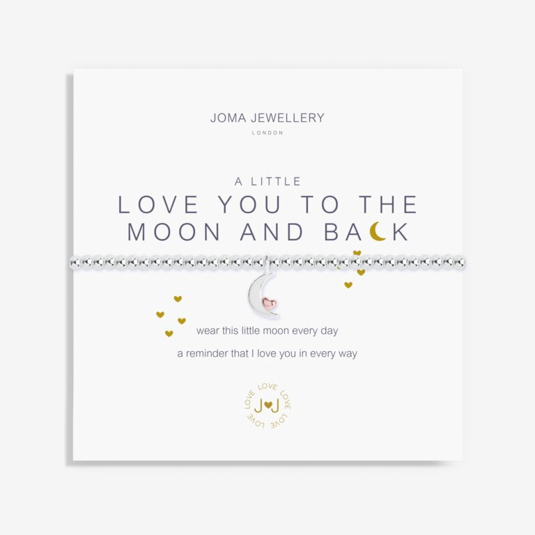 Joma Jewellery "Love You To The Moon And Back" Silver Bracelet