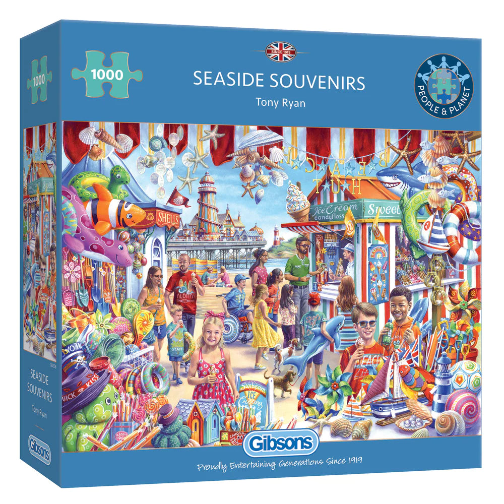 Gibson Games 1000 Piece Jigsaw "Seaside Souvenirs"