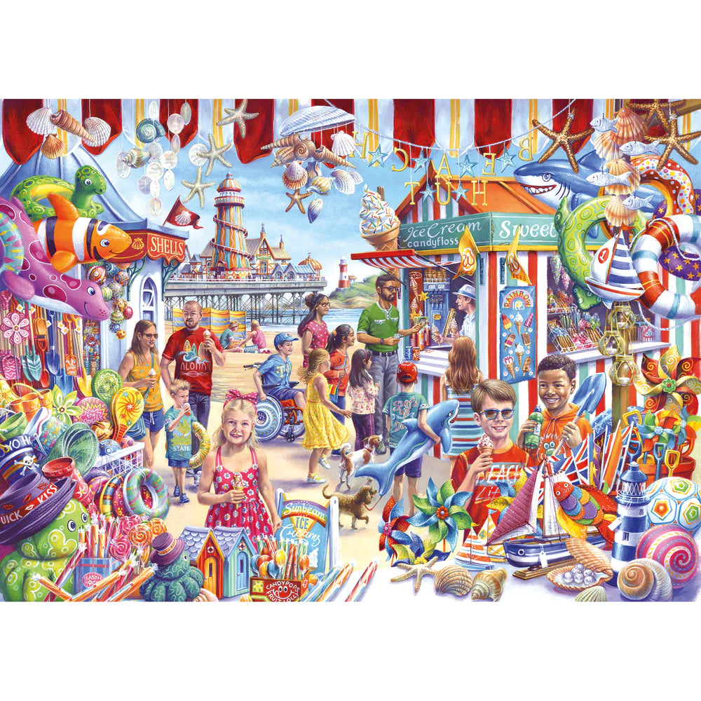 Gibson Games 1000 Piece Jigsaw "Seaside Souvenirs"