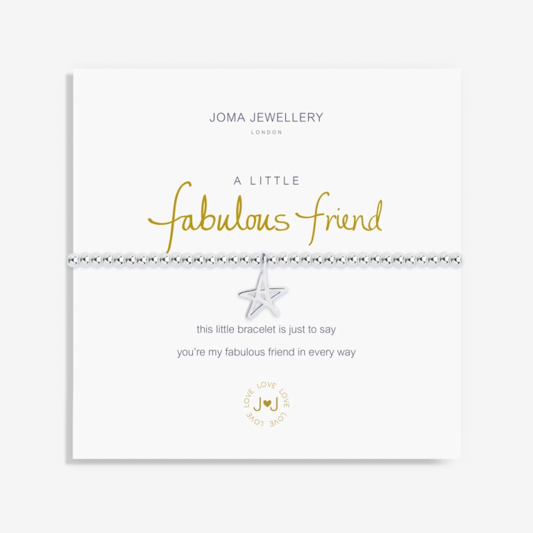 Joma Jewellery "Fabulous Friend" Silver Bracelet