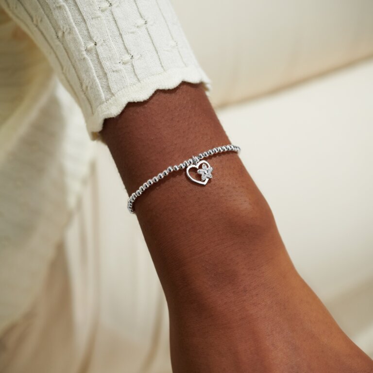 Joma Jewellery "If Mums Were Flowers I'd Pick You" Silver Bracelet