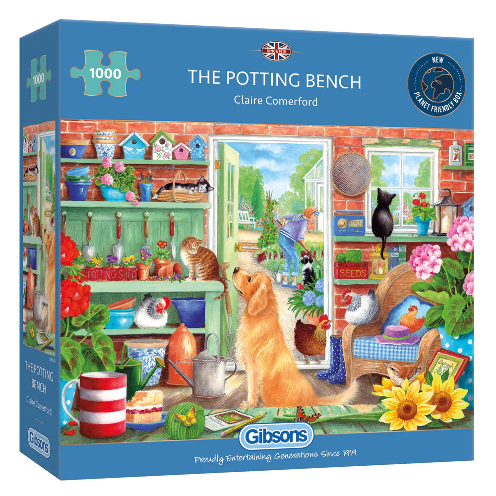 Gibson Games 1000 Piece Jigsaw "The Potting Bench"