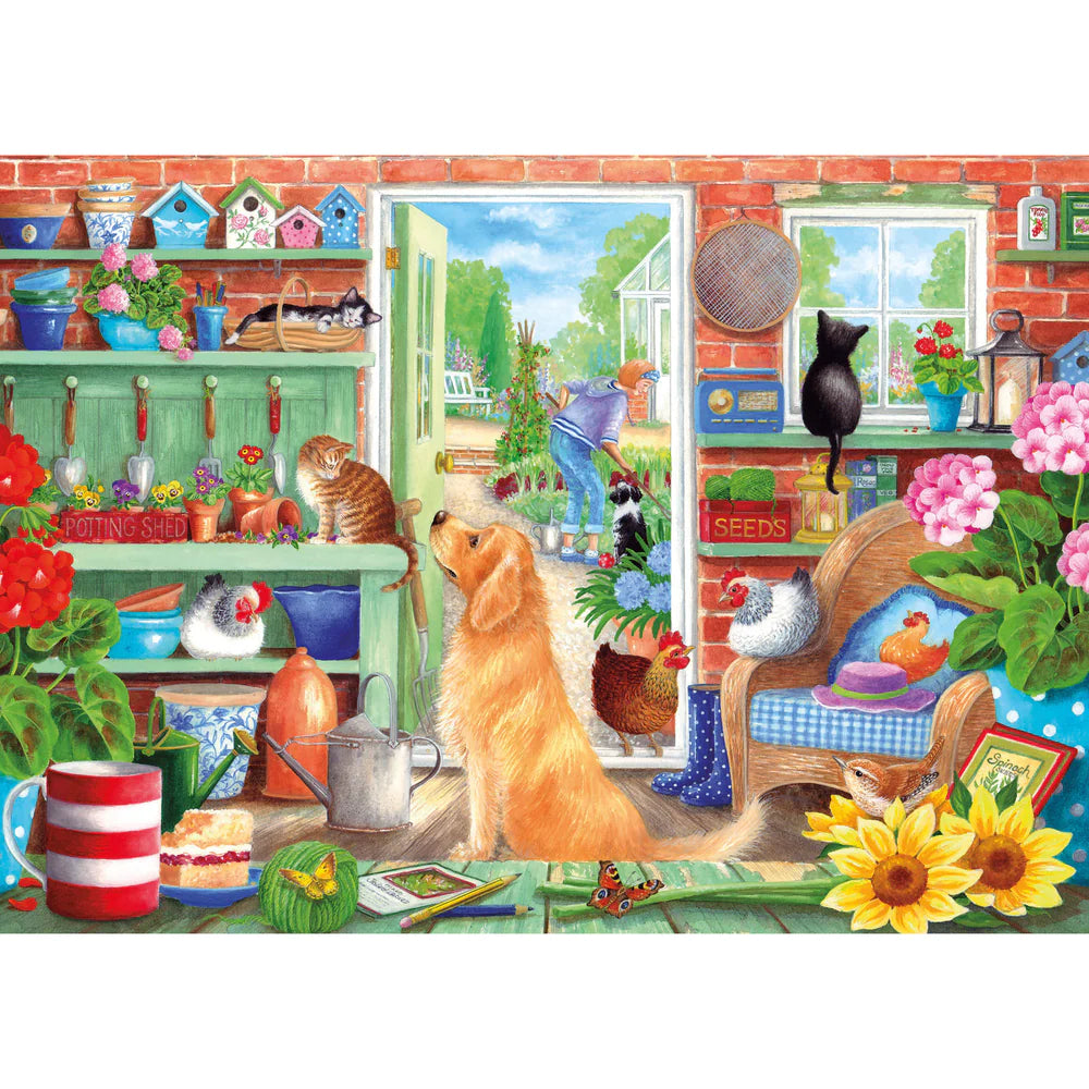 Gibson Games 1000 Piece Jigsaw "The Potting Bench"