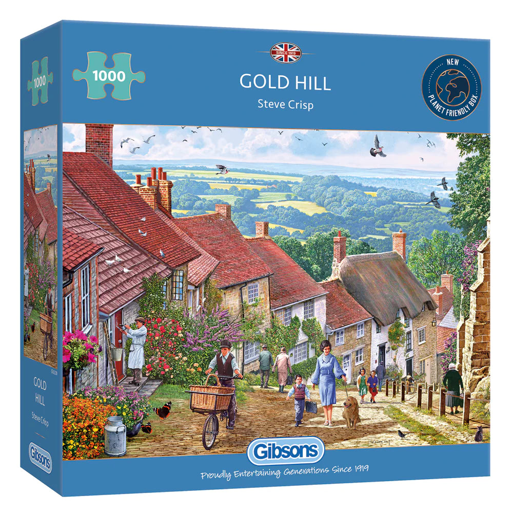 Gibson Games 1000 Piece Jigsaw "Gold Hill"