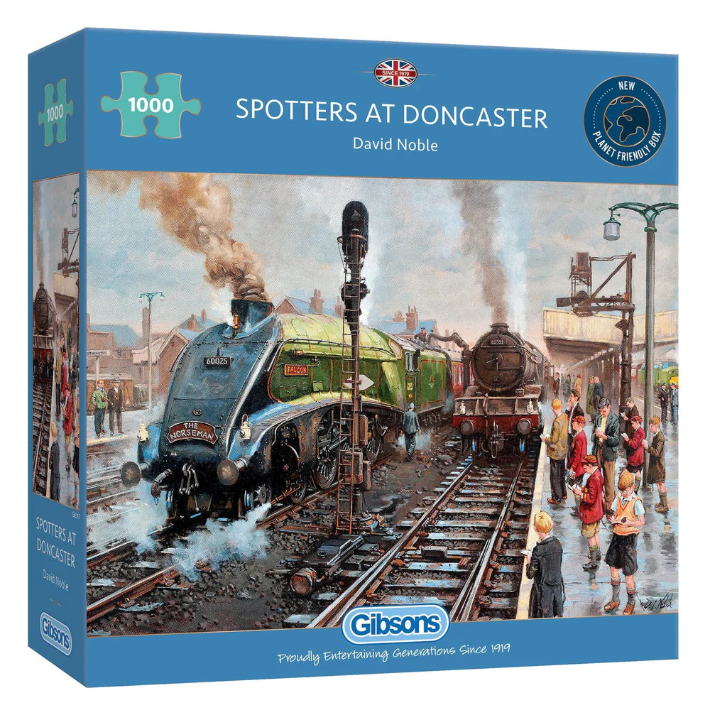 Gibson Games 1000 Piece Jigsaw "Spotters At Doncaster"