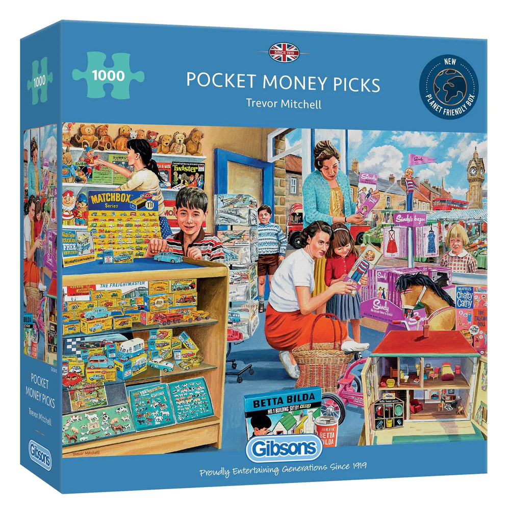 Gibson Games 1000 Piece Jigsaw "Pocket Money Picks"