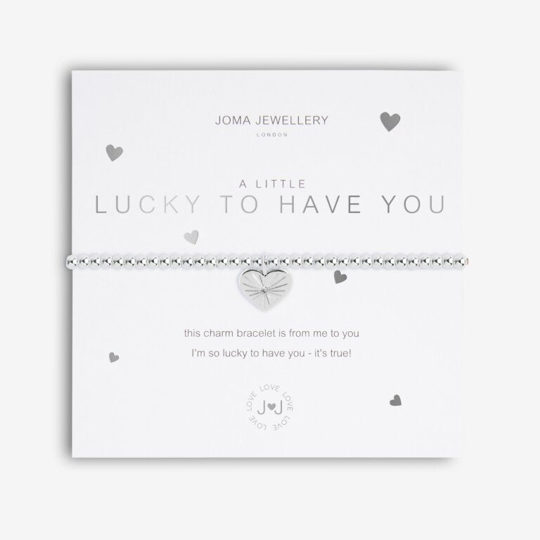 Joma Jewellery "Lucky to Have You" Silver Bracelet