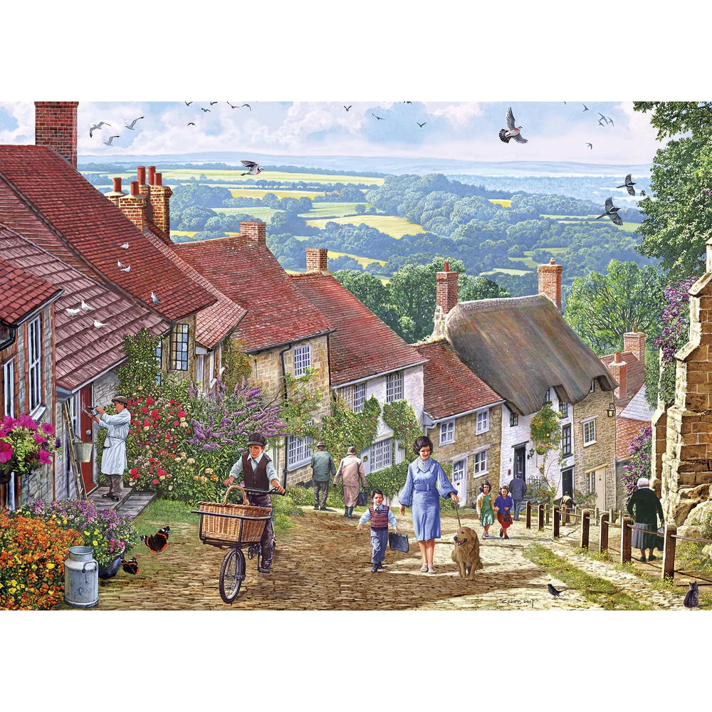 Gibson Games 1000 Piece Jigsaw "Gold Hill"