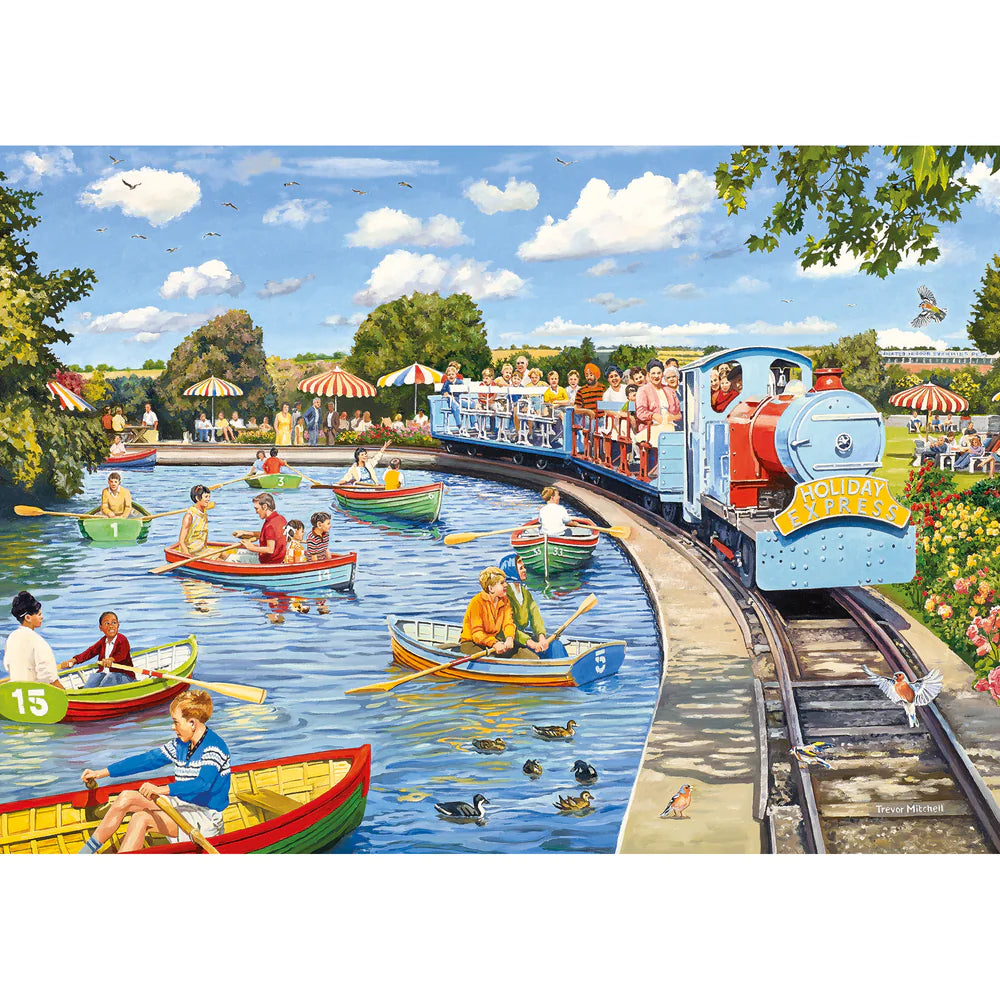 Gibson Games 1000 Piece Jigsaw "The Boating Lake"