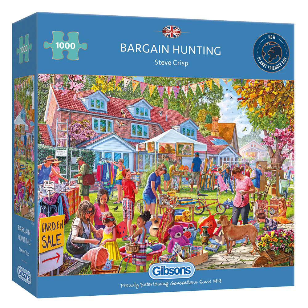 Gibson Games 1000 Piece Jigsaw "Bargain Hunting"