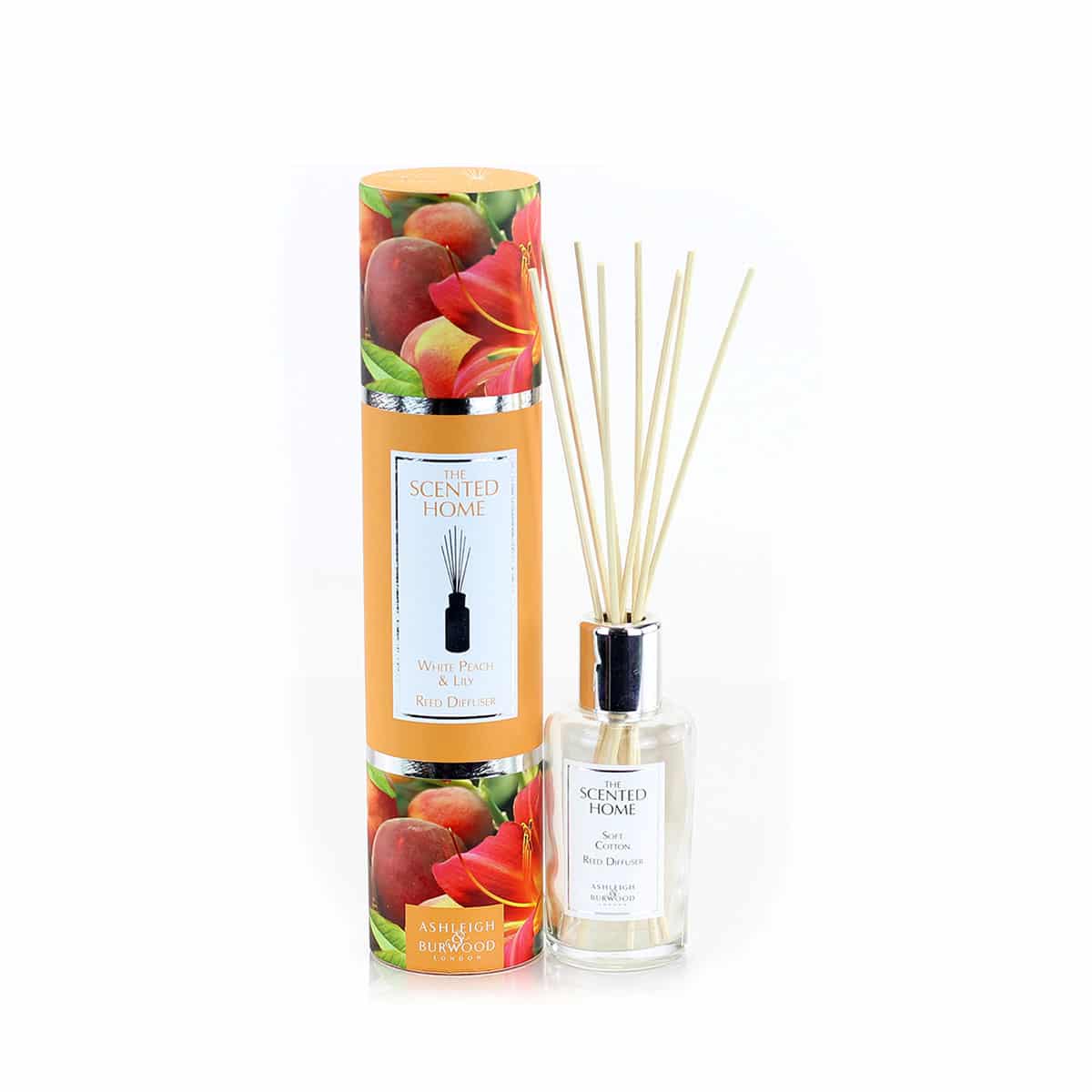 Ashleigh And Burwood "White Peach And Lily" Reed Diffuser 150ml