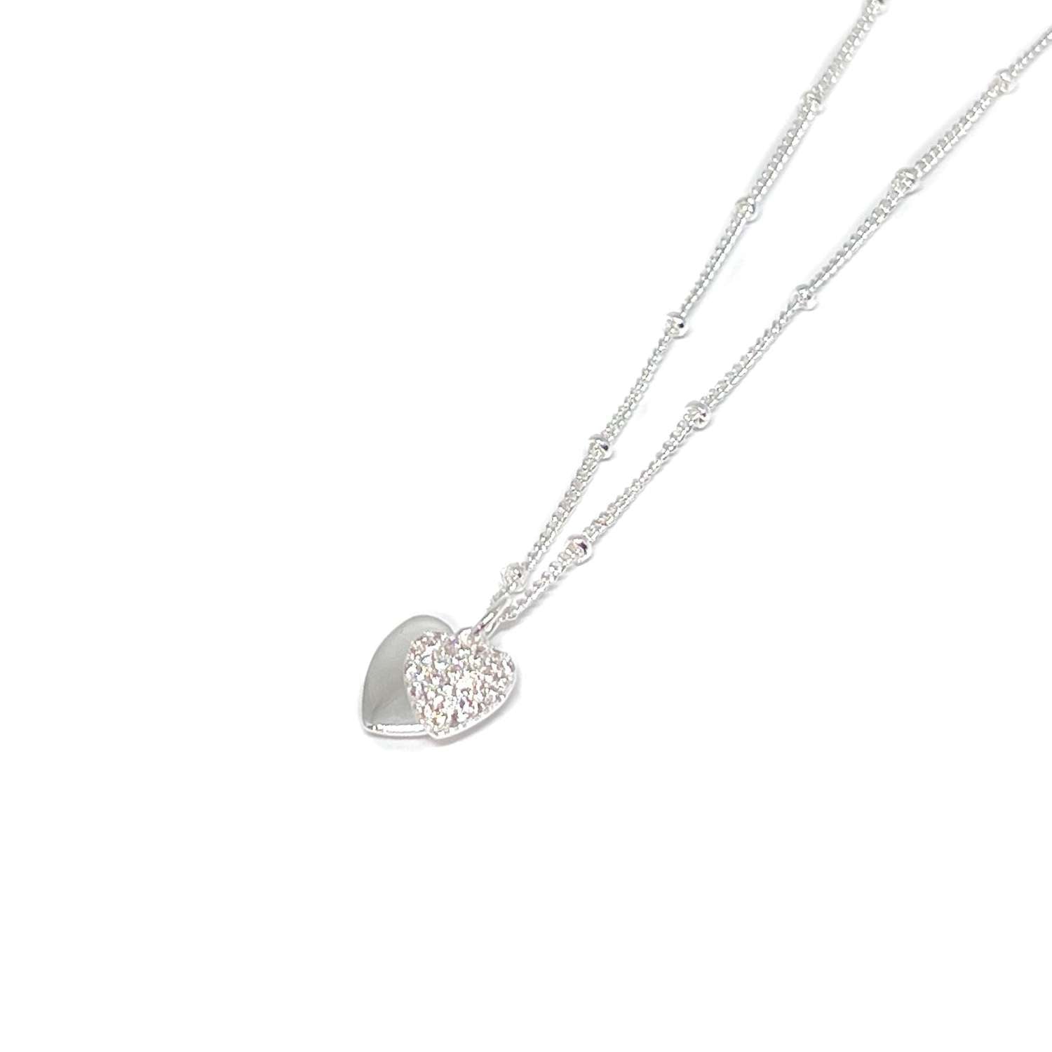 Clementine "Ciska Heart" Silver Necklace