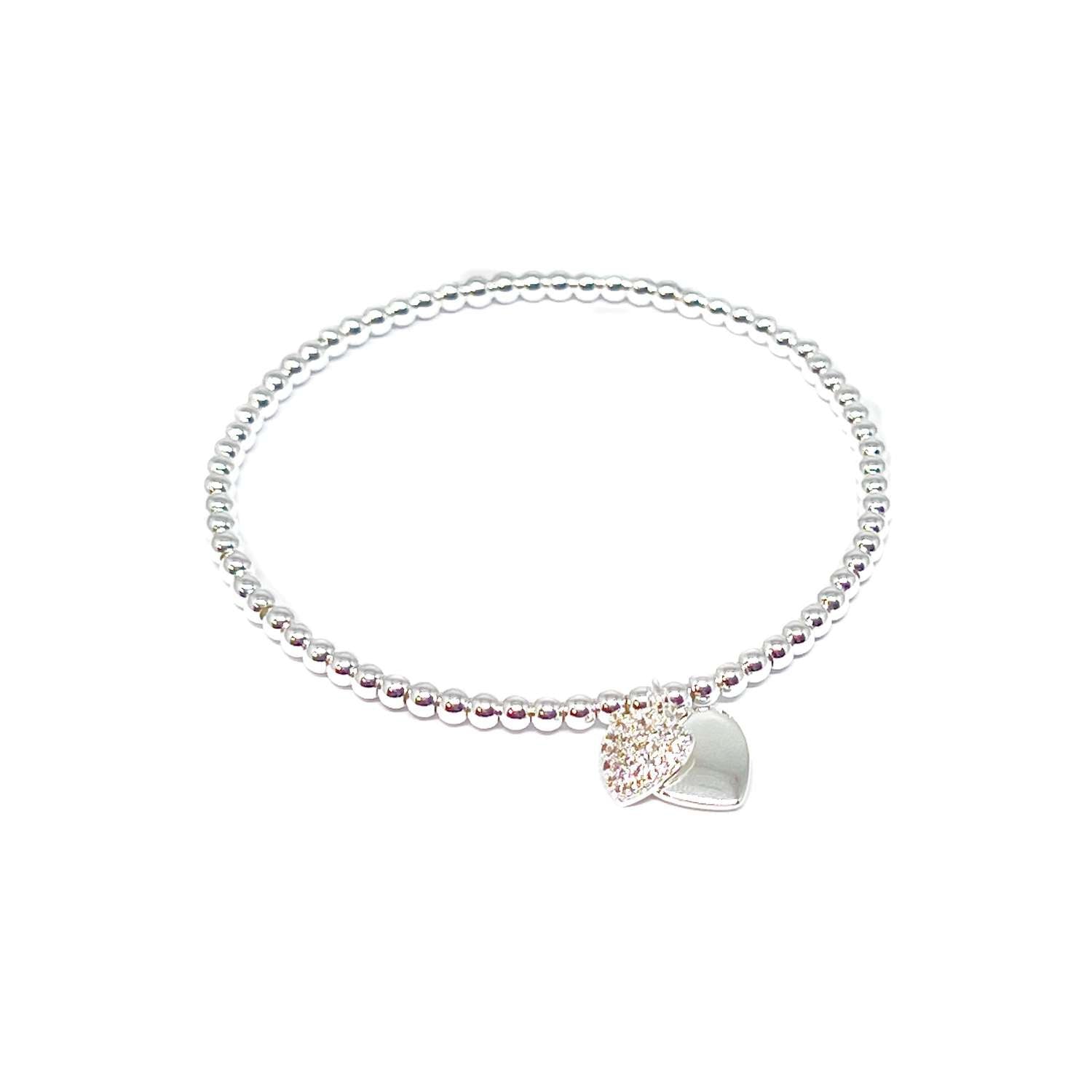 Clementine "Ciska Heart" Silver Bracelet