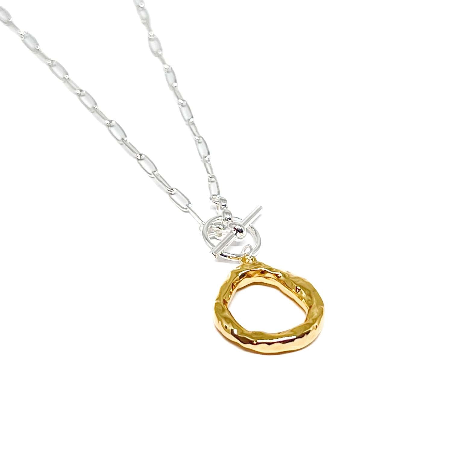 Clementine "Ember Oval" Gold Necklace