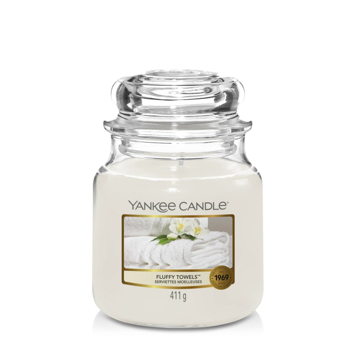 Yankee Candle Medium Jar "Fluffy Towels"