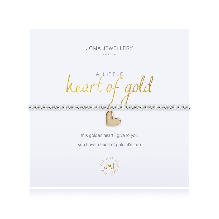 Joma Jewellery "Heart Of Gold" Silver Bracelet