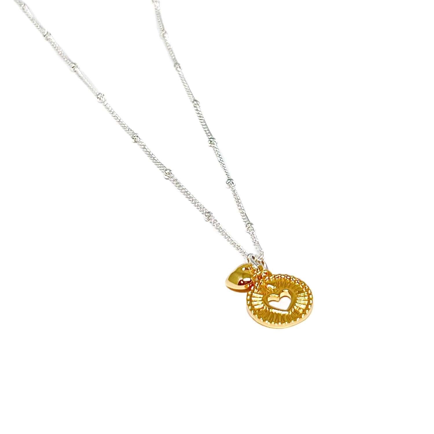 Clementine "Jovie Heart" Gold Necklace