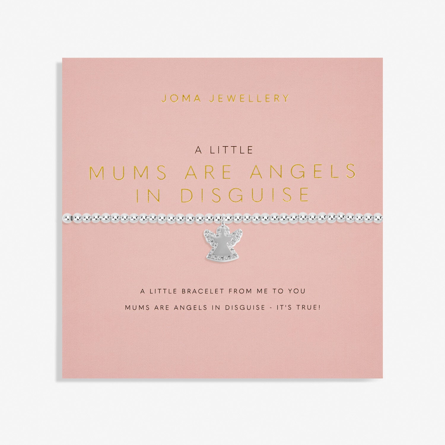 Joma Jewellery "Mums are Angels" Silver Bracelet