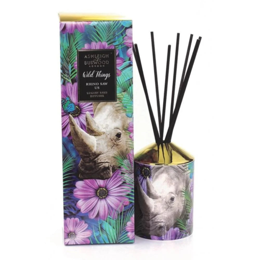 Ashleigh And Burwood Wild Things "Rhino Saw Us" Reed Diffuser 200ml